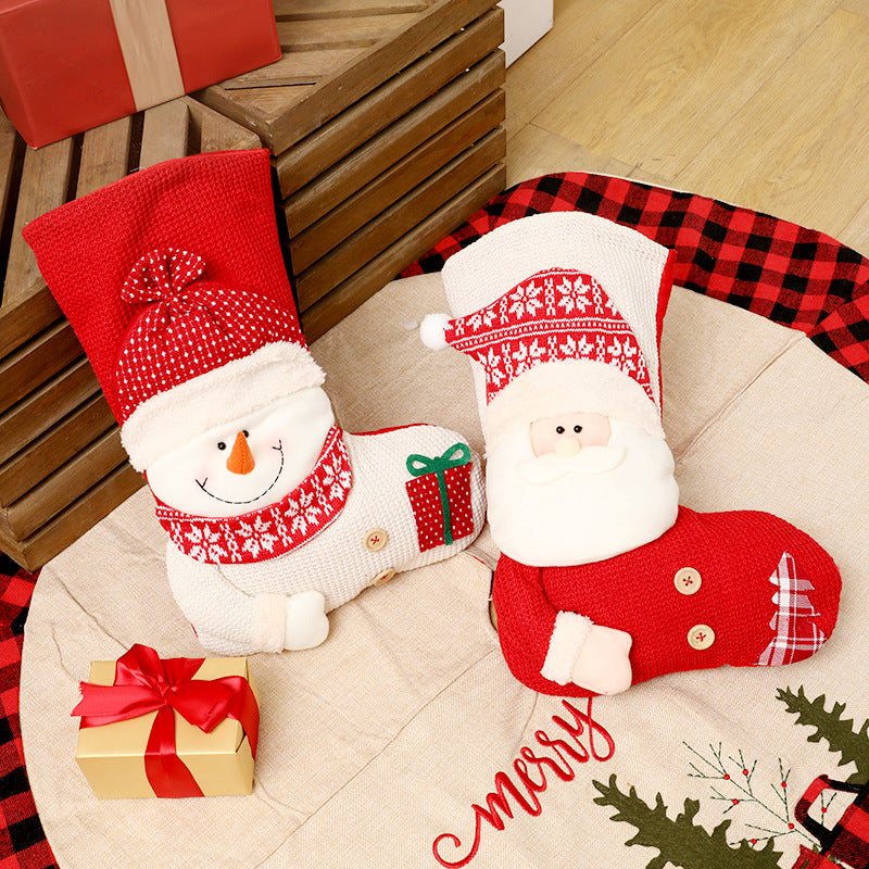 Jumbo Knitted Christmas Stocking