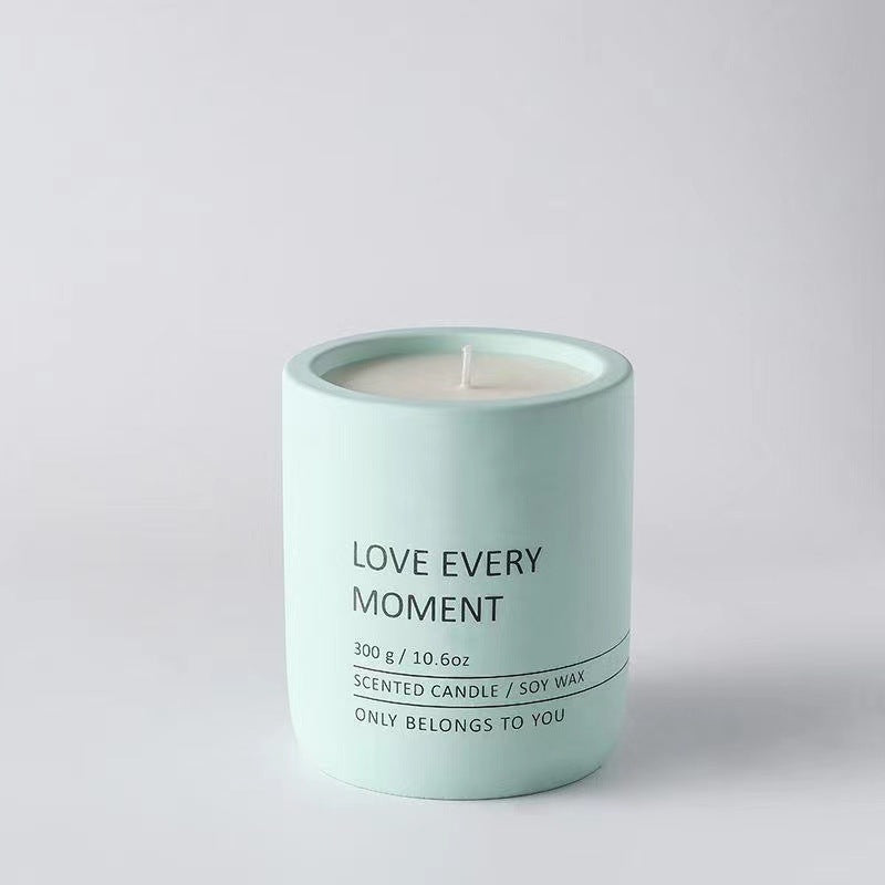 Essential Oil Ceramic Cup Candle