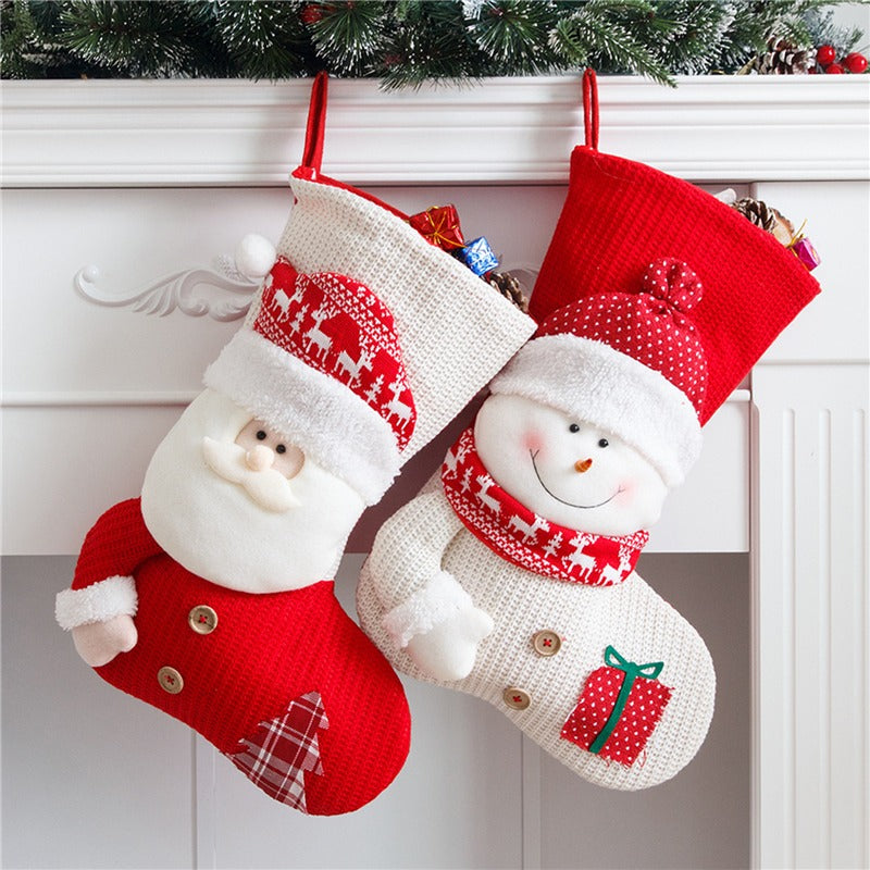 Jumbo Knitted Christmas Stocking