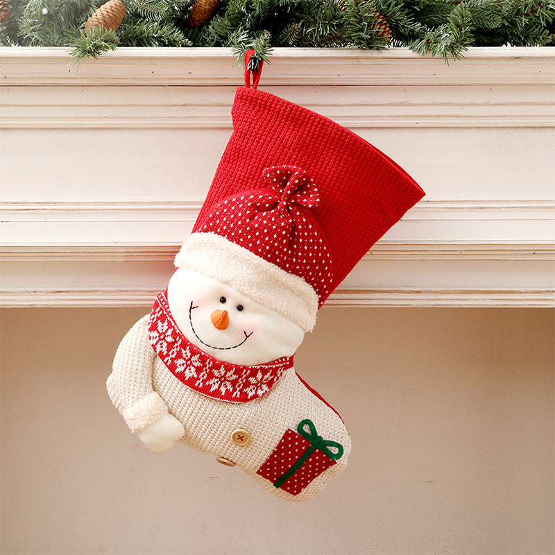 Jumbo Knitted Christmas Stocking