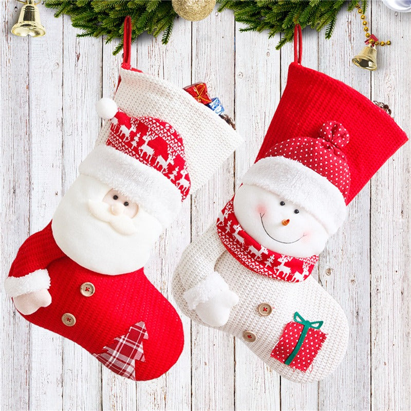 Jumbo Knitted Christmas Stocking