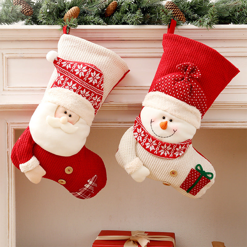 Jumbo Knitted Christmas Stocking