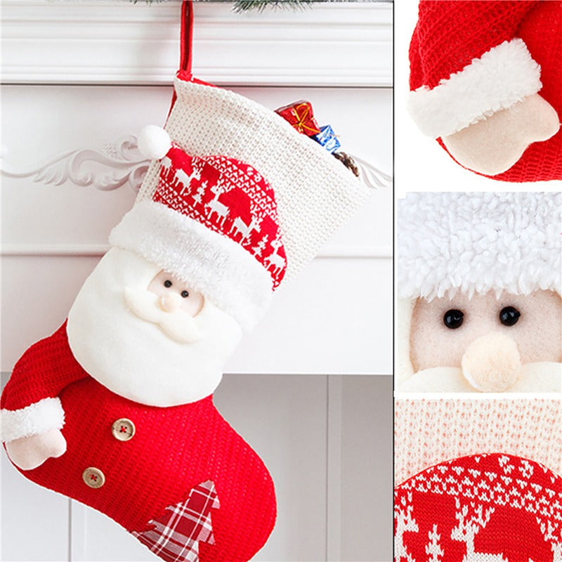 Jumbo Knitted Christmas Stocking
