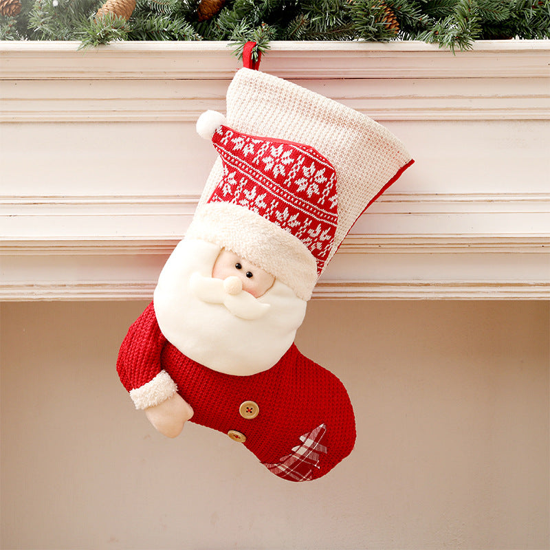 Jumbo Knitted Christmas Stocking