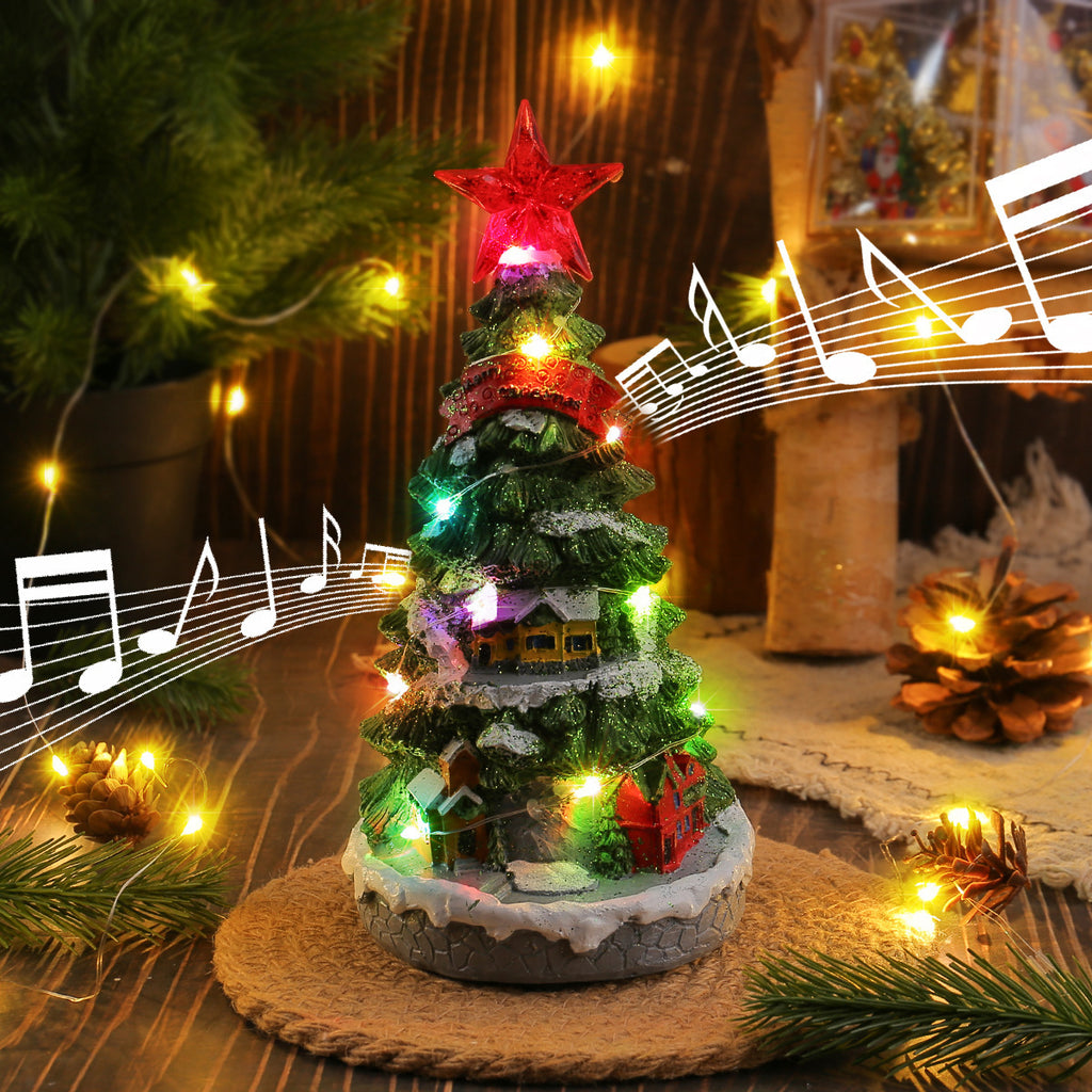 Glowing Christmas Tree Music Box