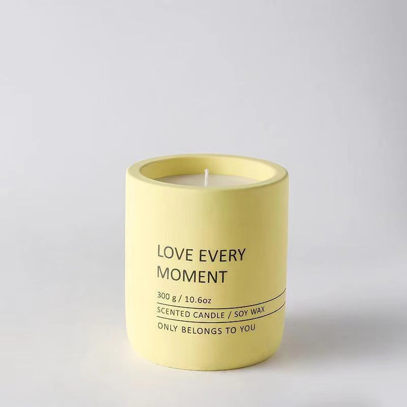Essential Oil Ceramic Cup Candle