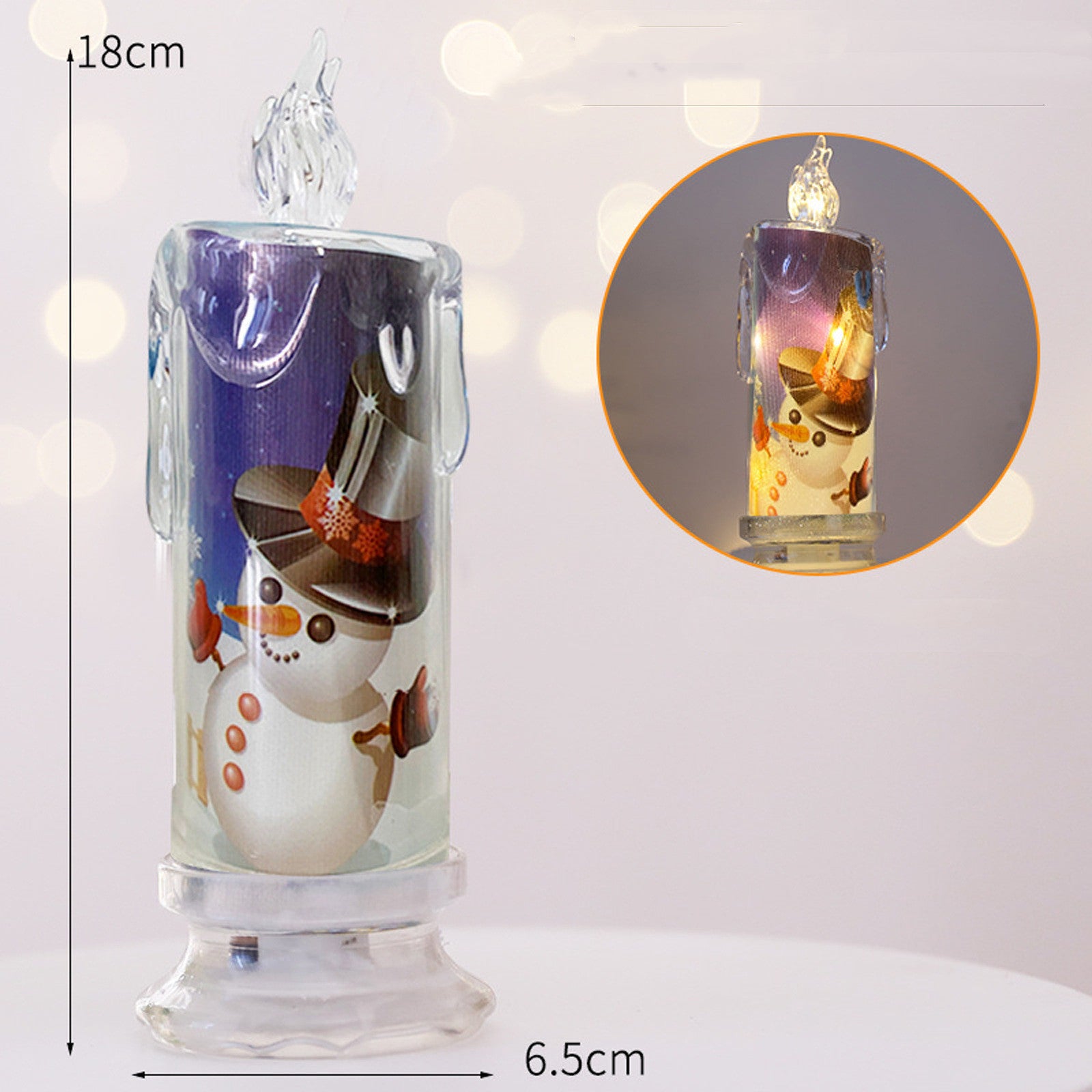 Christmas Transparent Electronic Candles