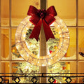Luminous LED Bow Wreath, 50cm