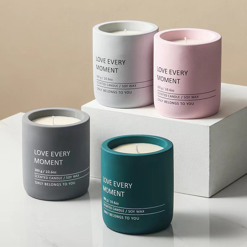 Essential Oil Ceramic Cup Candle