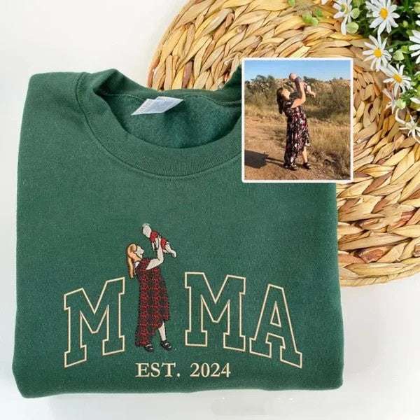 Colorful Photo Embroidery Women's Hoodie