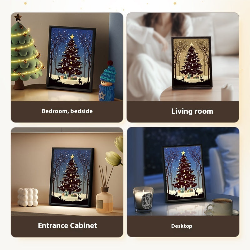 Luminous Bluetooth Christmas Tree Canvas