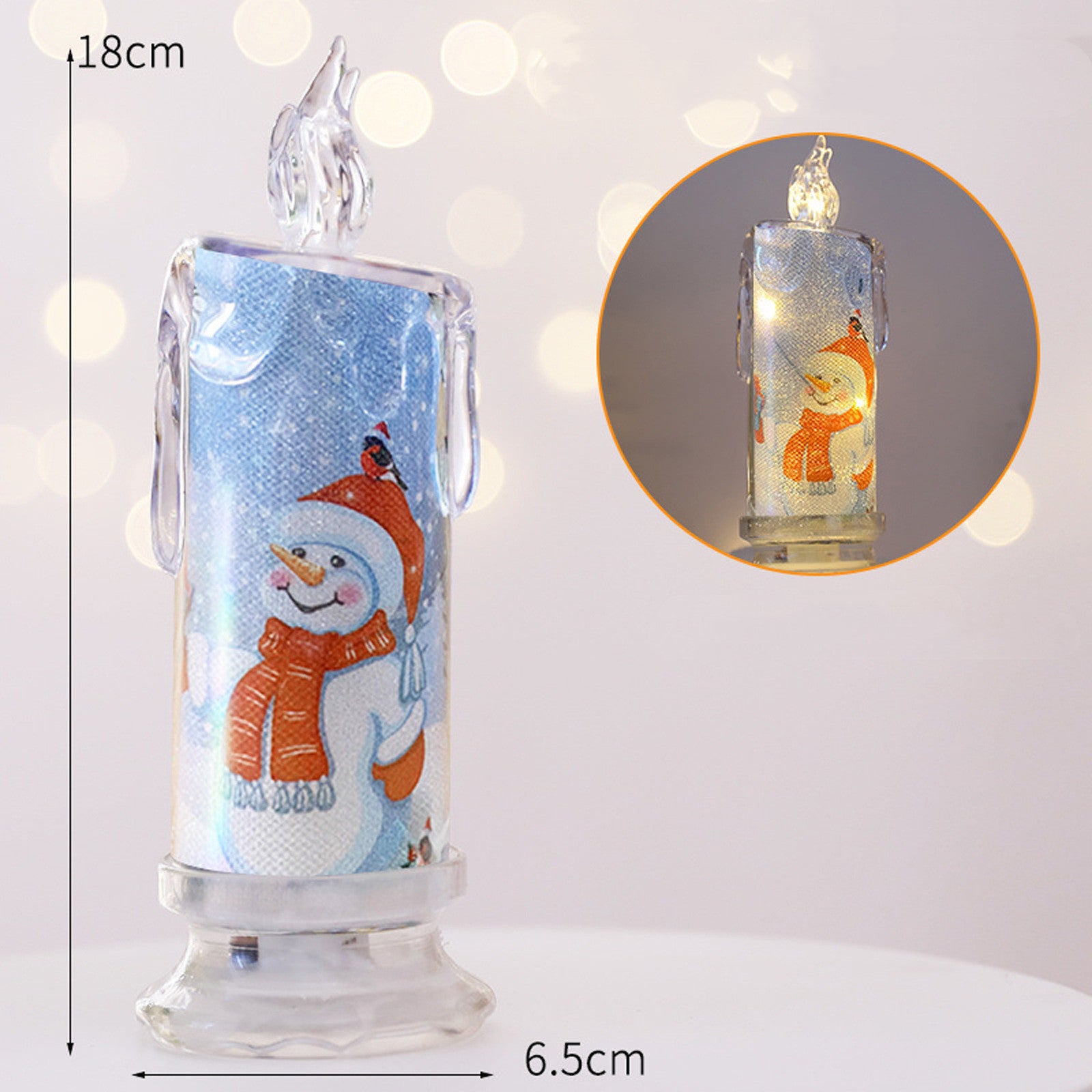 Christmas Transparent Electronic Candles