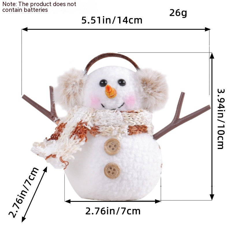 Luminous Ice Man Ornament