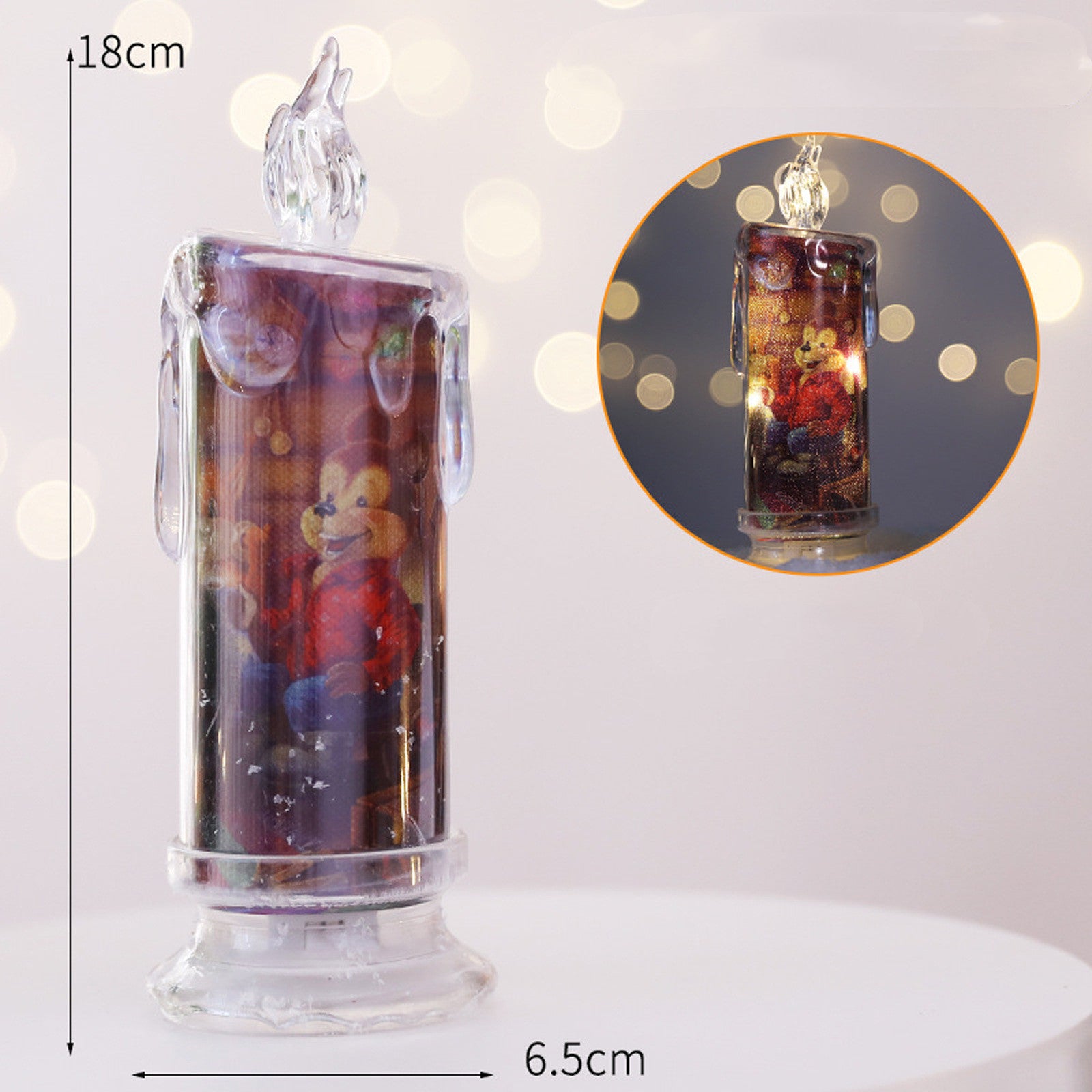 Christmas Transparent Electronic Candles