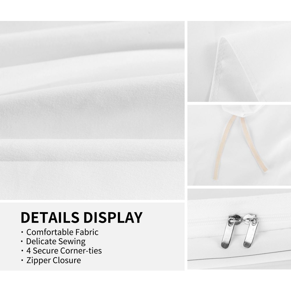 86x70in Skin-friendly Breathable Bedding Three-piece Set