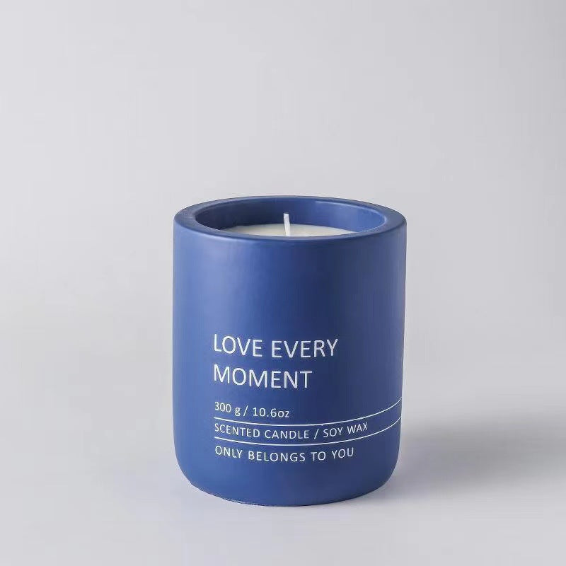 Essential Oil Ceramic Cup Candle