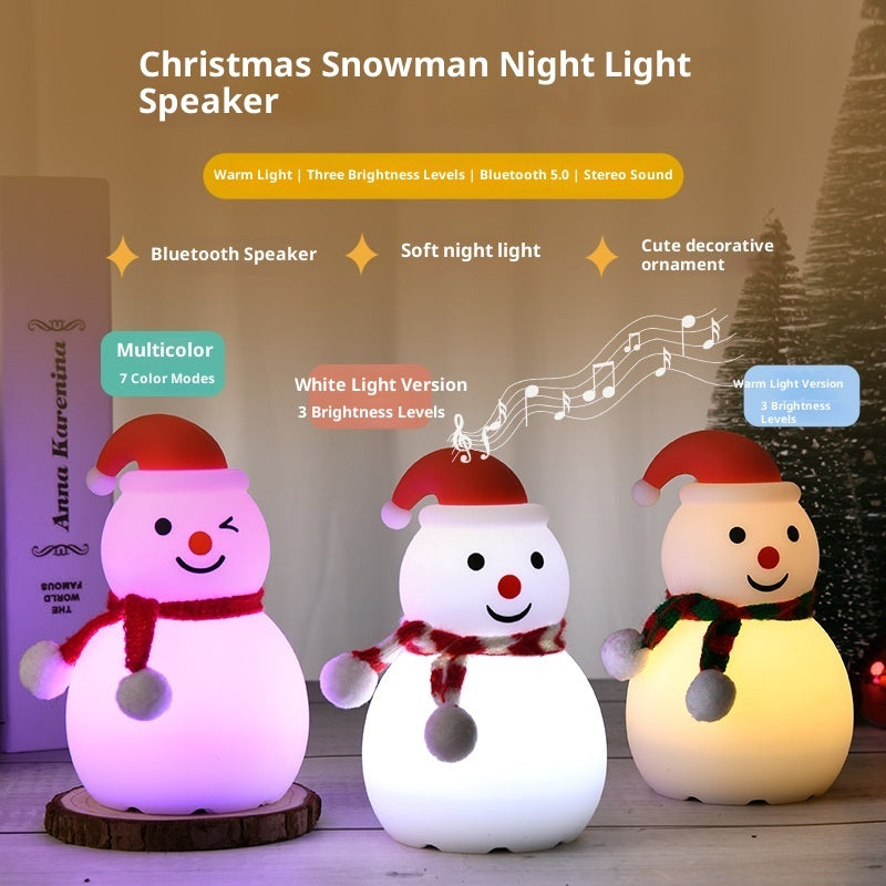 Snowman Bluetooth Night Light & Speaker