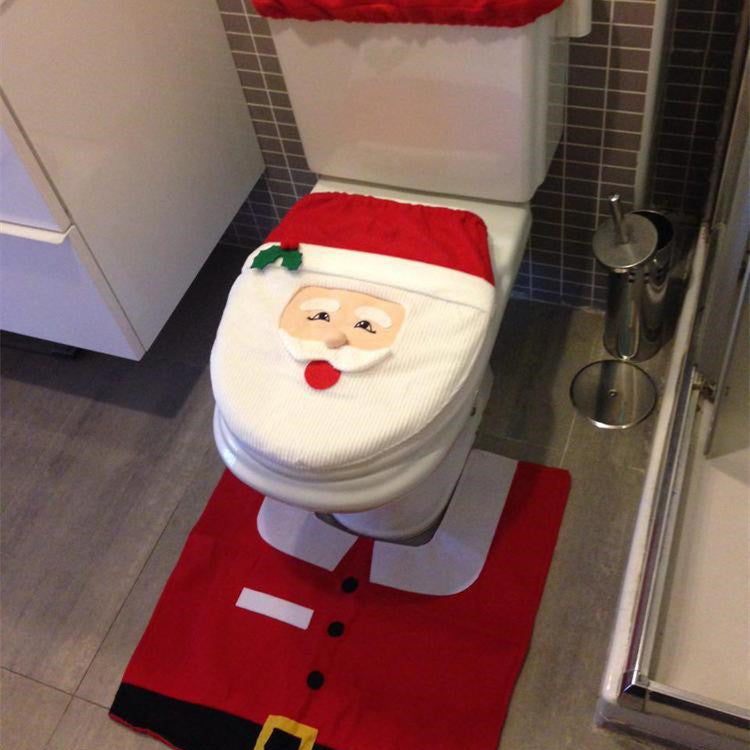 Festive Printed Bathroom Set