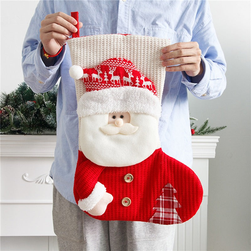 Jumbo Knitted Christmas Stocking