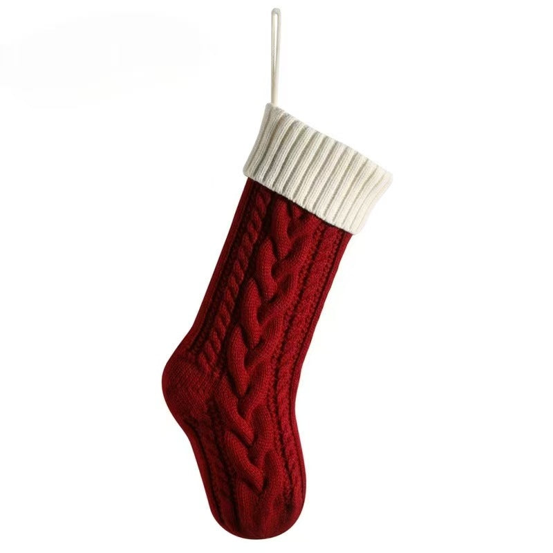 Personalized Knitted Christmas Socks