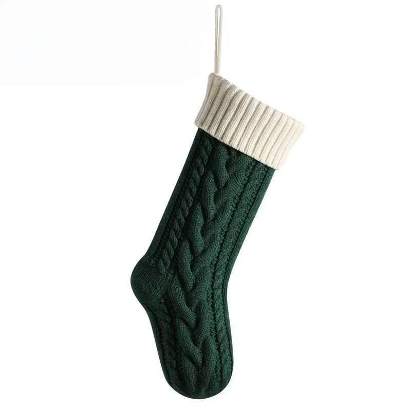 Personalized Knitted Christmas Socks