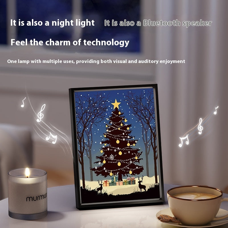 Luminous Bluetooth Christmas Tree Canvas