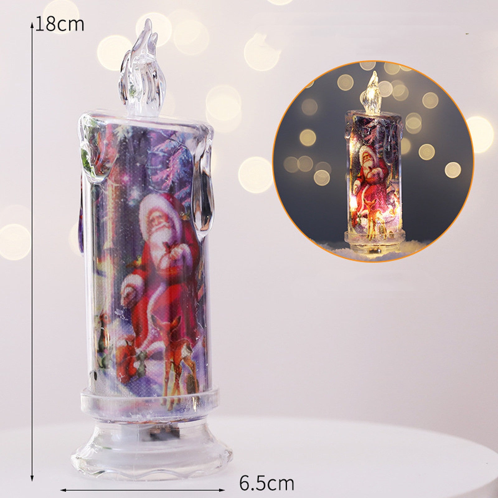 Christmas Transparent Electronic Candles